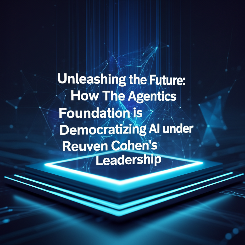 “Unleashing the Future: How The Agentics Foundation is Democratizing AI under Reuven Cohen’s Leadership”