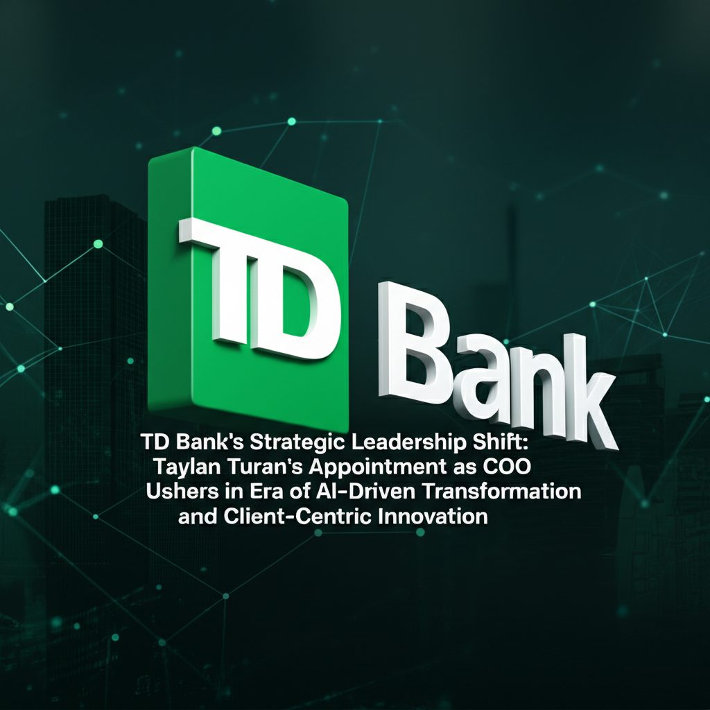 **”TD Bank’s Strategic Leadership Shift: Taylan Turan’s Appointment as COO Ushers in Era of AI-Driven Transformation and Client-Centric Innovation”**
